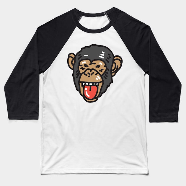 C is for Chimp Baseball T-Shirt by yassinebd